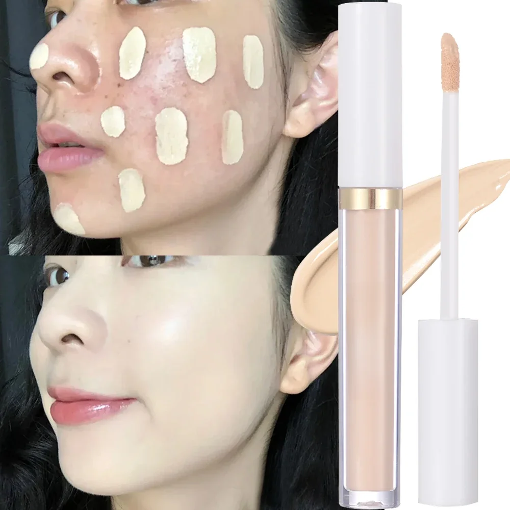 Bâton correcteur liquide hydratant, imperméable, couverture durable, acné, cernes, fond de teint, crème éclaircissante, maquillage pour Contour du visage