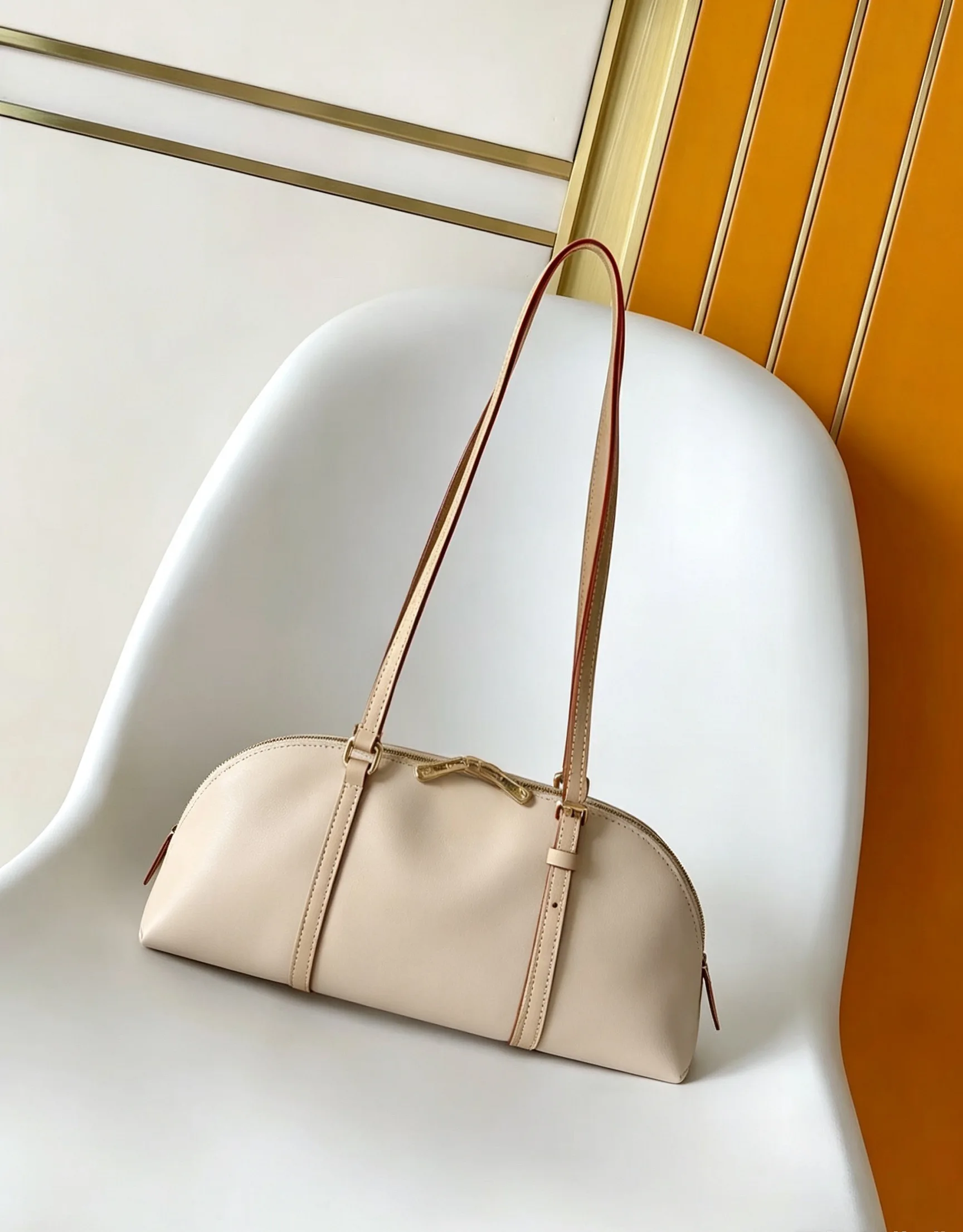 Light Luxury Premium Leather Crossbody Bag High Texture Women Daily Handbag 29x8.5x15cm