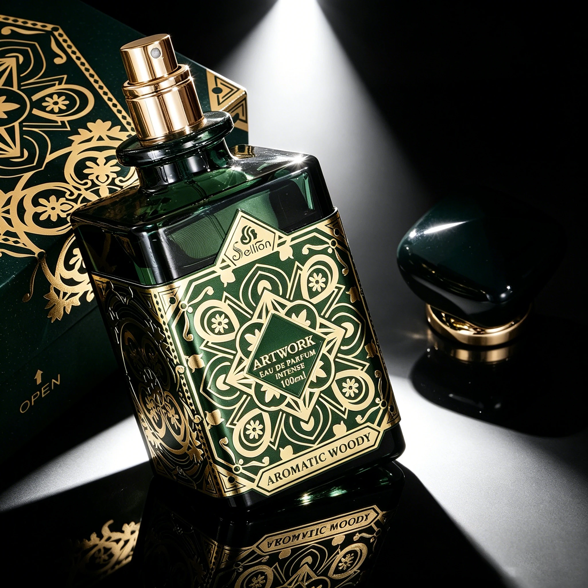 100ml ARTWORK Unisex Aromatic - огляд і ціна Perfume Fragrance Bottle