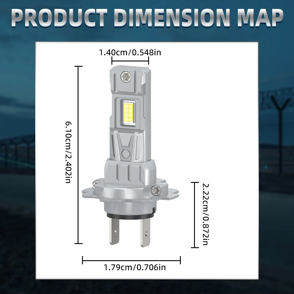 2/6 قطعة لسوبارو ليجاسي 2005-2007 امبريزا 2006 2007 LED المصابيح الأمامية للسيارة عالية منخفضة شعاع لمبات 6000K مصابيح الضباب 12 فولت لامبادا عدة #6