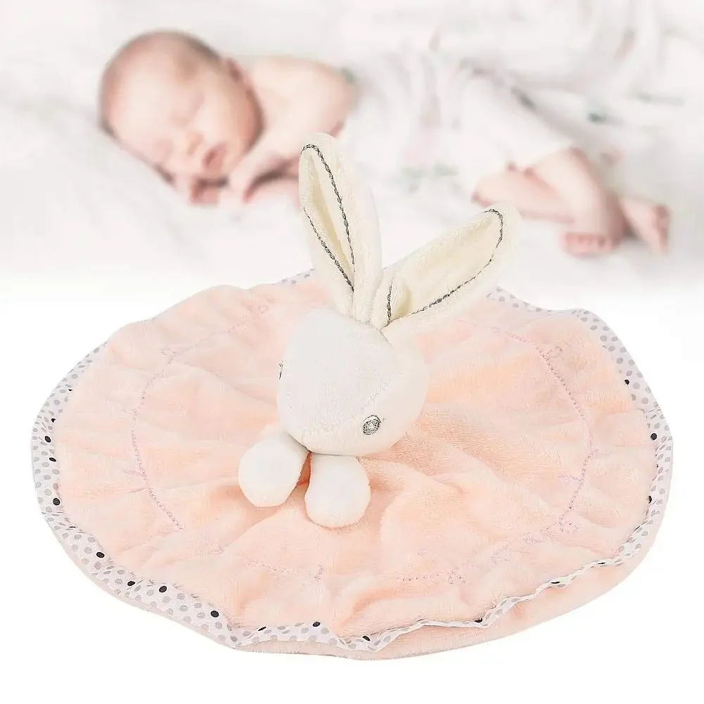 Couverture de sécurité en peluche douce pour bébé, jouets animaux en peluche, bavoirs pour bébé, poupées endormies pour nouveau-né, sucette de dessin animé, serviette Security ase