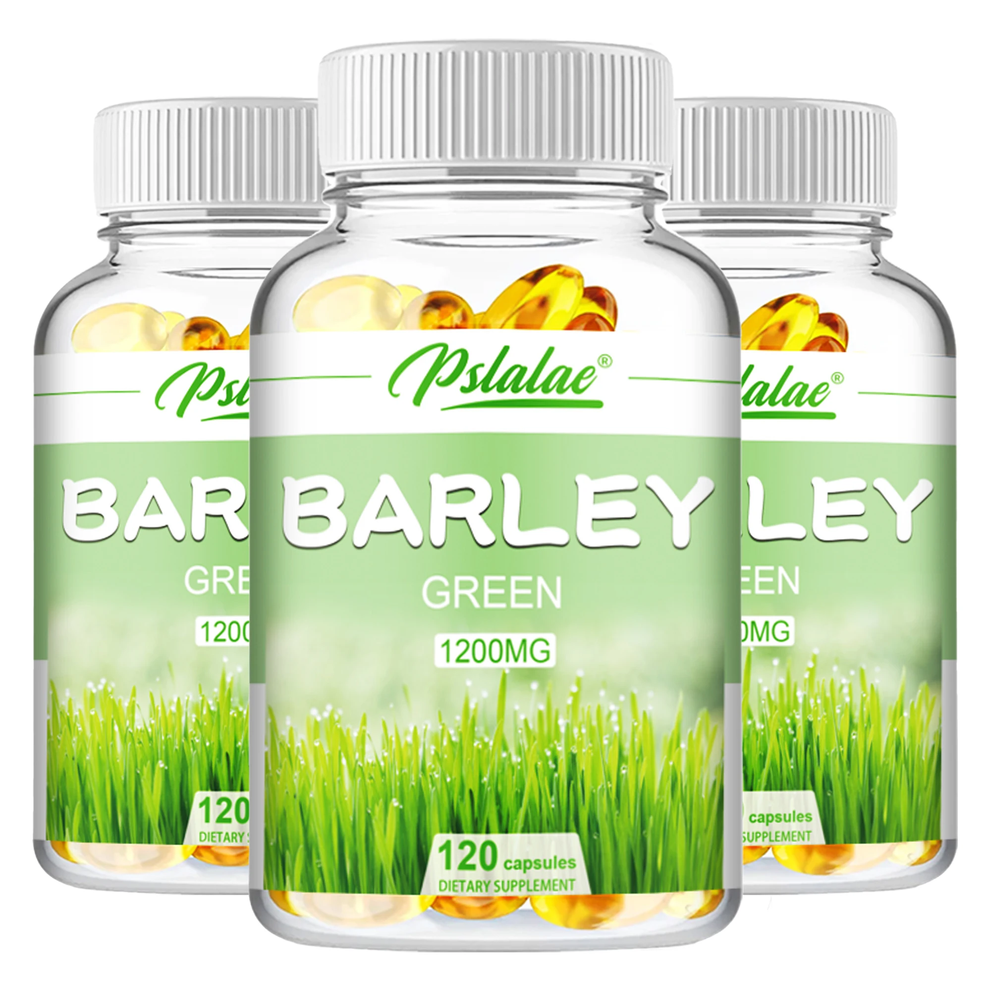 Barley Grass Capsules - Promote Satiety, Weight Loss, and Cardiovascular Health - 120 Capsules