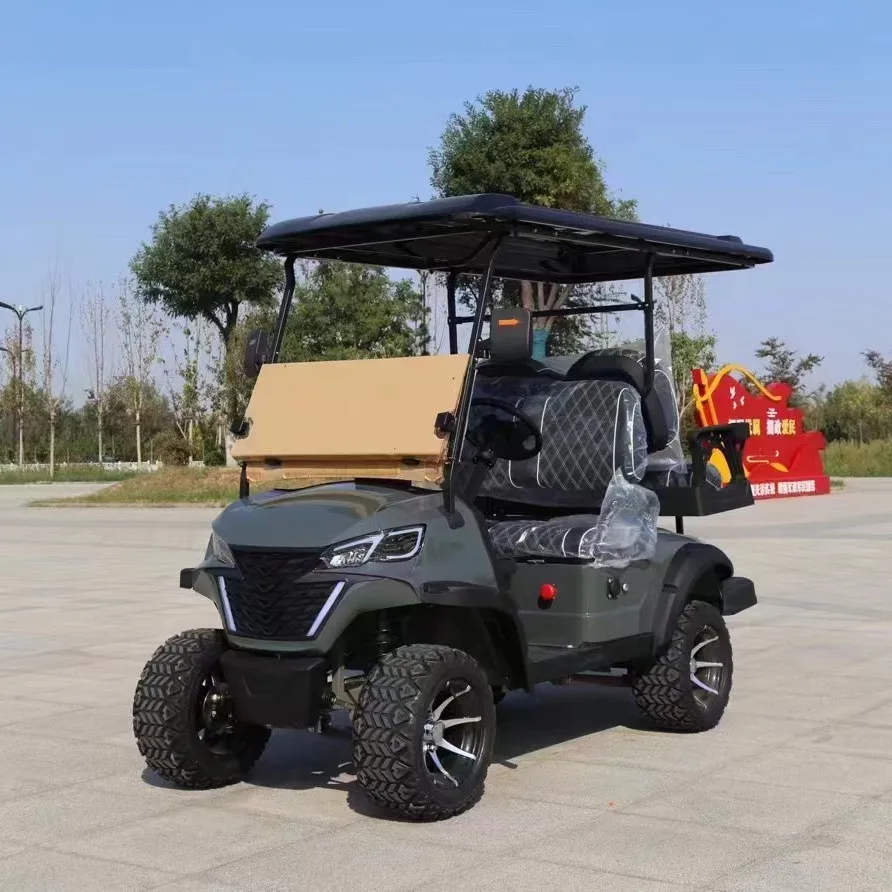 2+2 Seats 4+2 seats Foldable Shield 4 seats 6seats New Style Electric Golf Cart Smart Golf Cart