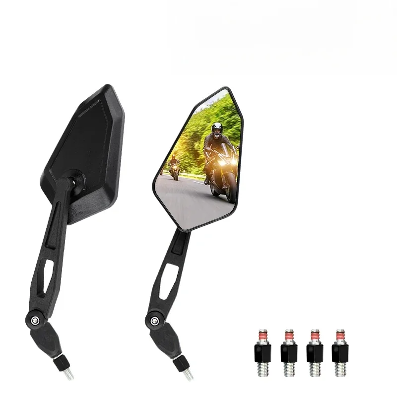 AliExpress M8 M10 Motorcycle Scooter Street Bike Rear View Side Mirrors for Yamaha MT09 Honda Suzuki Kawasaki KL600 KLR600 BMW Aprilia