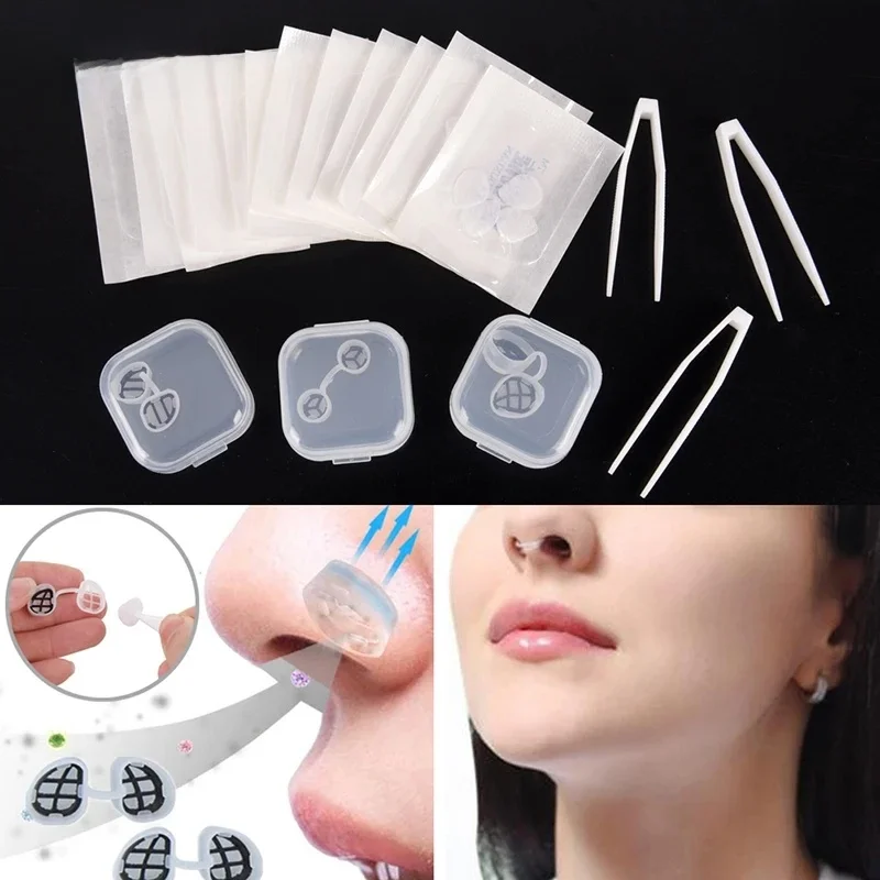 1 Ensemble de Cadres de Filtre Nasal + 8 Paires Invisibles PER en, Filtre Anti-Allergie, Antarctique, PM2.5, Anti-Poussière, Respirant, Masque Buccal à Air