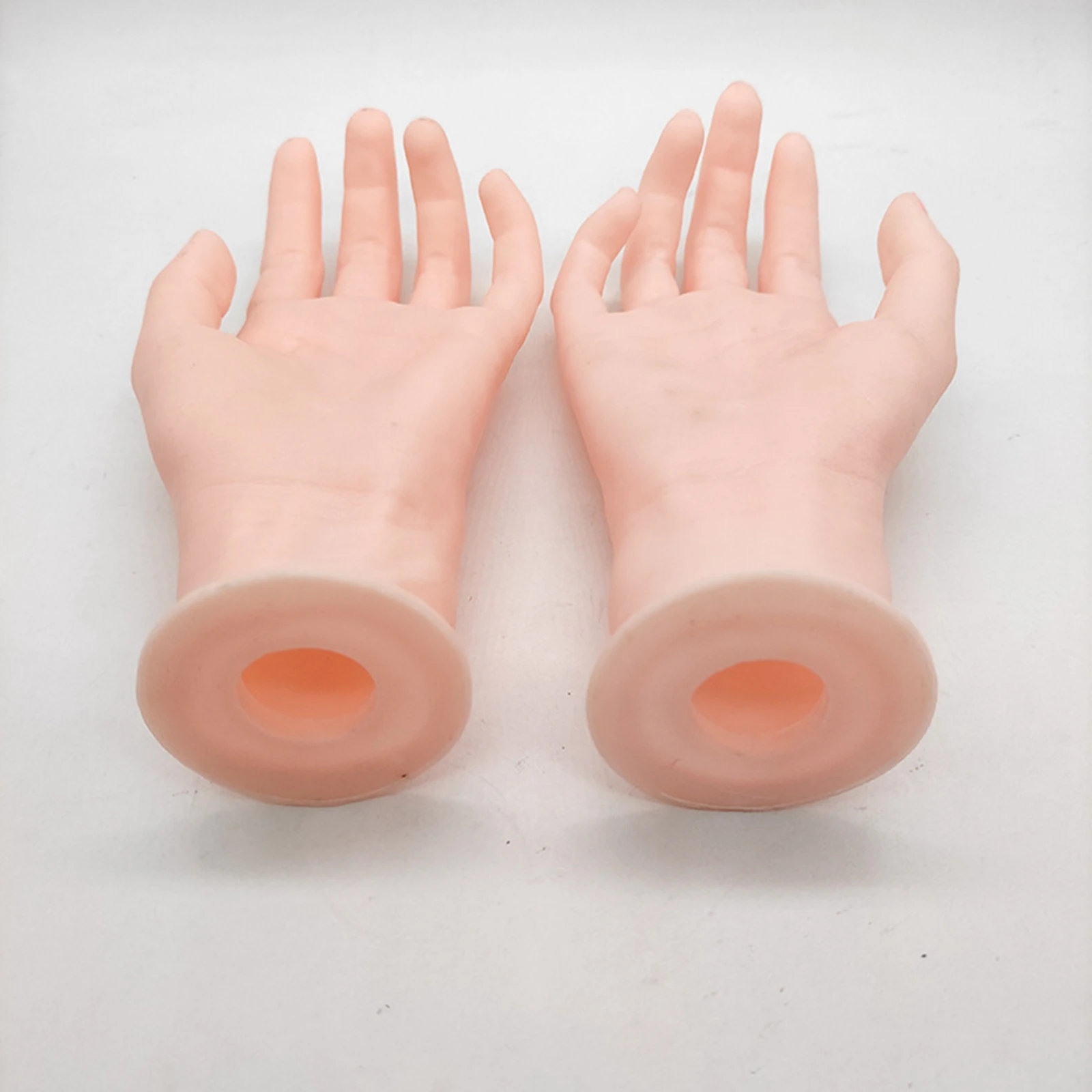Silicone Mannequin Hand Model Bangle Silicone Practice Hand Photograph Props Jewelry Organizer Artists Manicure Practice Hands