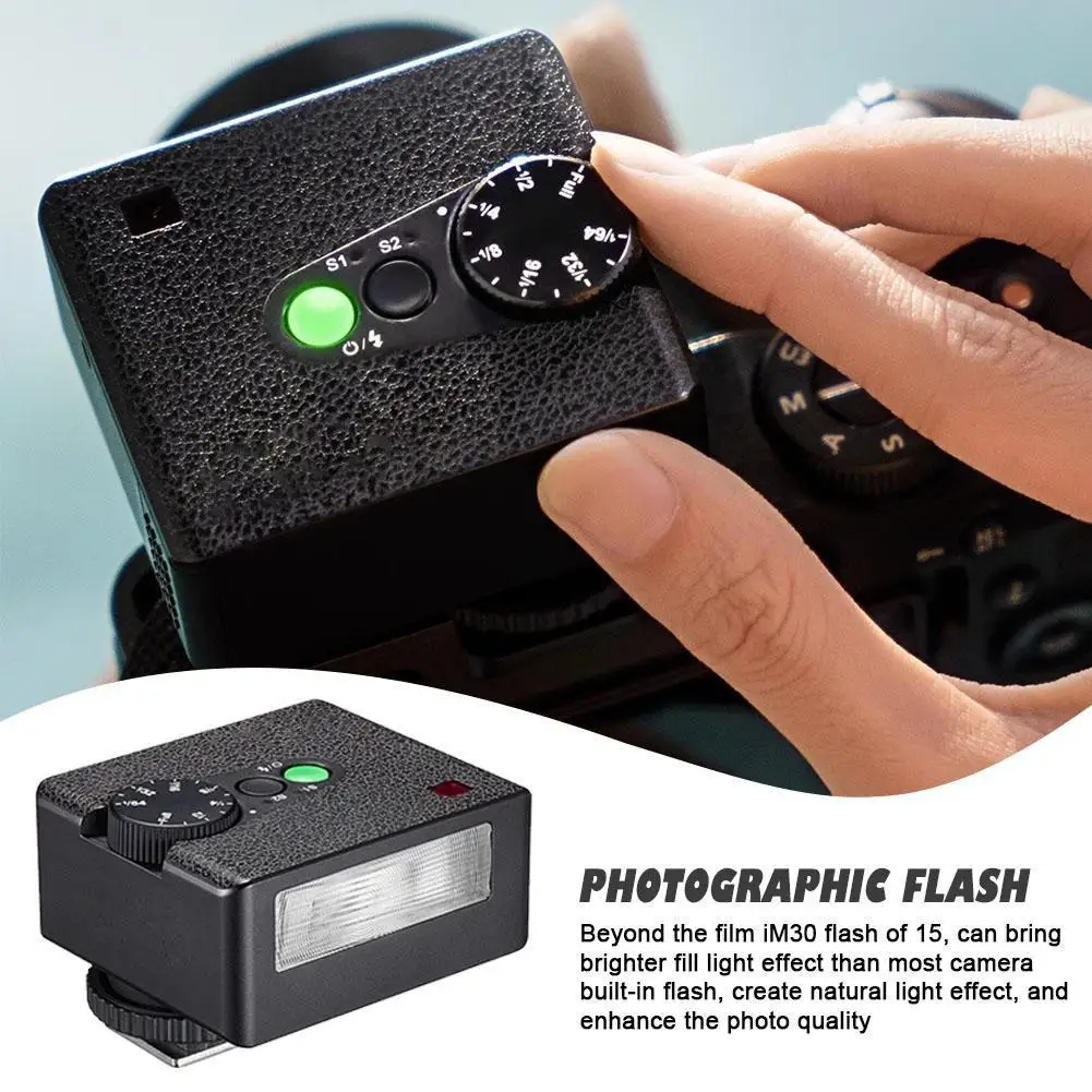 Portable Godox Mini Flash Manual Flash For Various Camera Models Output Levels 1/64 To Full For Godox IFlash Camera Outdoor
