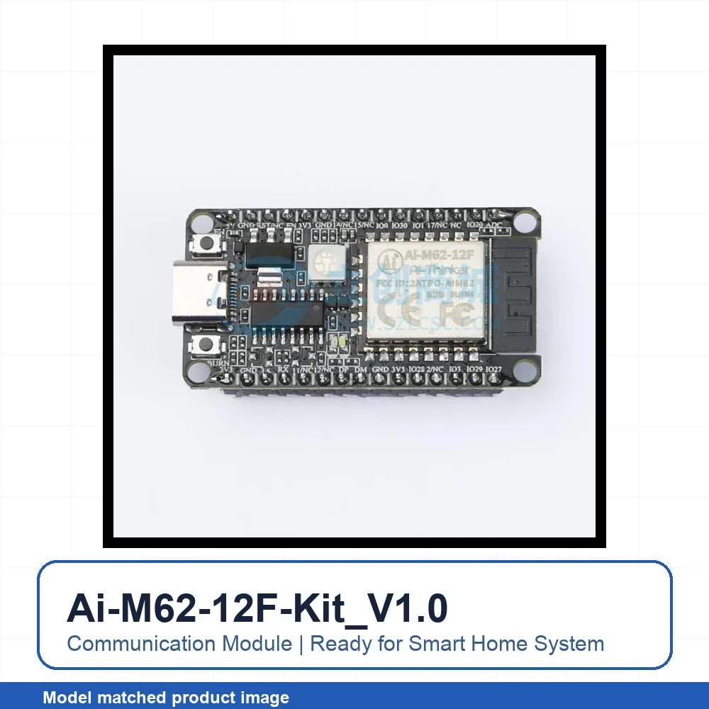 2pcs Ai-M62-12F-Kit_V1.0 SMD 50x25.4mm BL616chip 802.11b/g/n BLE5.3 2.4GHz WiFi Wireless Module for Smart Home System