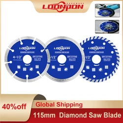 Loonpon 115mm Diamond Cutting Disc Diamond Disc Set for Dry Wet Cutting Stone Concrete Marble Granite Diamond Blade
