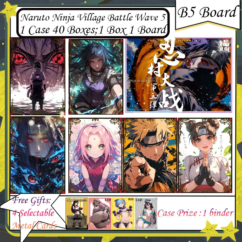

Наруто Ниндзя Village Battle Wave 5 B5 Доска Наруто Карты Редкая карта MR Карта Коллекция персонажей аниме Детские аниме-карты