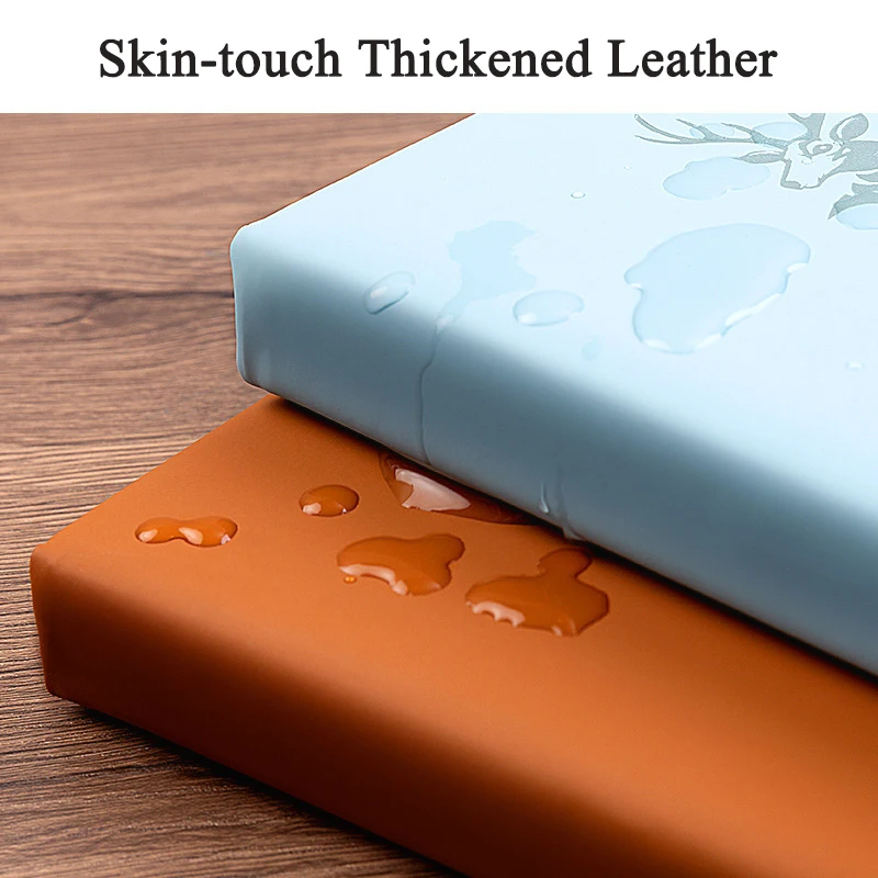 A5 Notebook Leather Hardcover160 Sheets Planner Diary Notepad Journal Students Agenda Stationery Office School Supplies