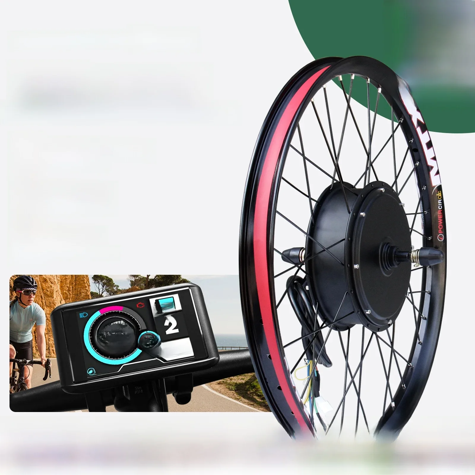 AliExpress KUNTENG E-BIKE MTX39 Ebike Conversion Kit 72V 3000W Brushless Rear hub Motor Wheel Speed 100-105km/h for Electric Bike Conversion Kit 20-29in