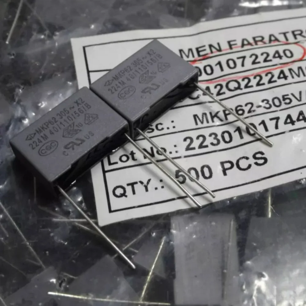 20pcs/lot Fara MKP62 0.22uf 305vAC 220nf u22 224 M Brand New 15mm Film Capacitor C42Q2224M6SC000