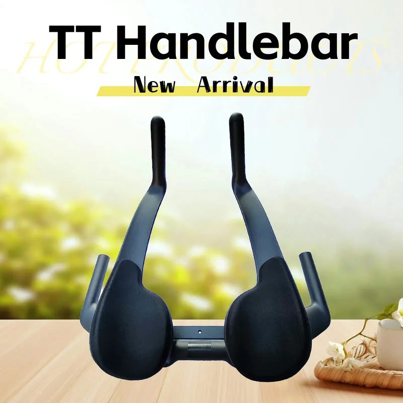 Road Bicycle NEW Extension Triathlon Time Trial Cycling PartsCarbon Fiber Bicycle Rest TT Handlebar Clip on Aero Bars Handlebar