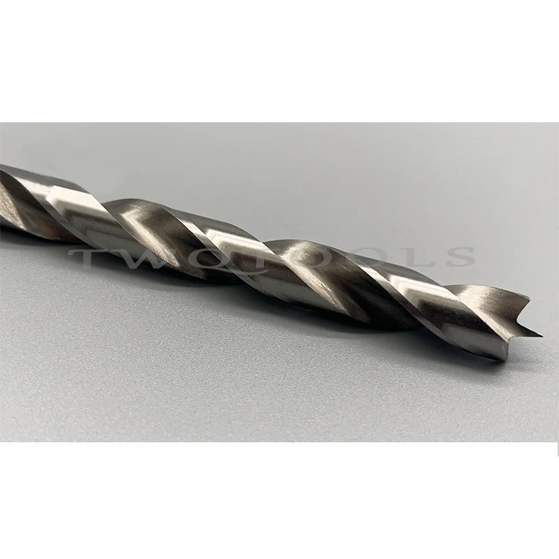 Brad Point Twist Drill Bits for Woodworking 3mm - 10mm High Speed Steel Round Shank Wood Drill Bit