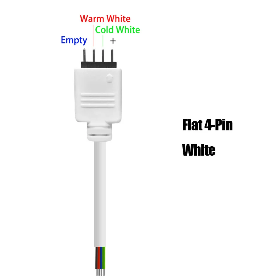 RF Remote CCT LED Controller For Bicolor LED Strip Light DC 5V~24V Color Temperature Adjustment Danymic White Dimmer 17-Key