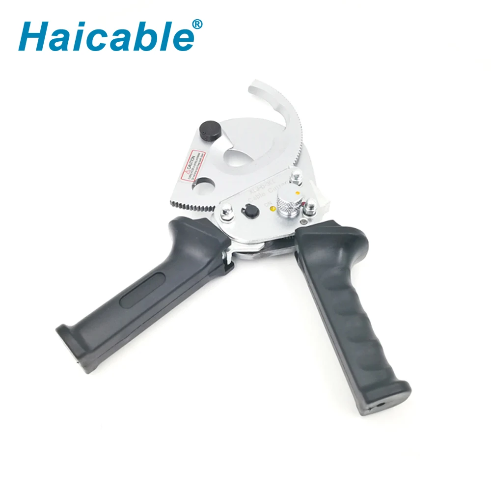 

Haicable Mechanical Cable Cutter D-300 Ratchet Wire Cable Cutter For Cutting Copper/ Aluminum Cable Max 600MCM/Dia 35mm/300mm2