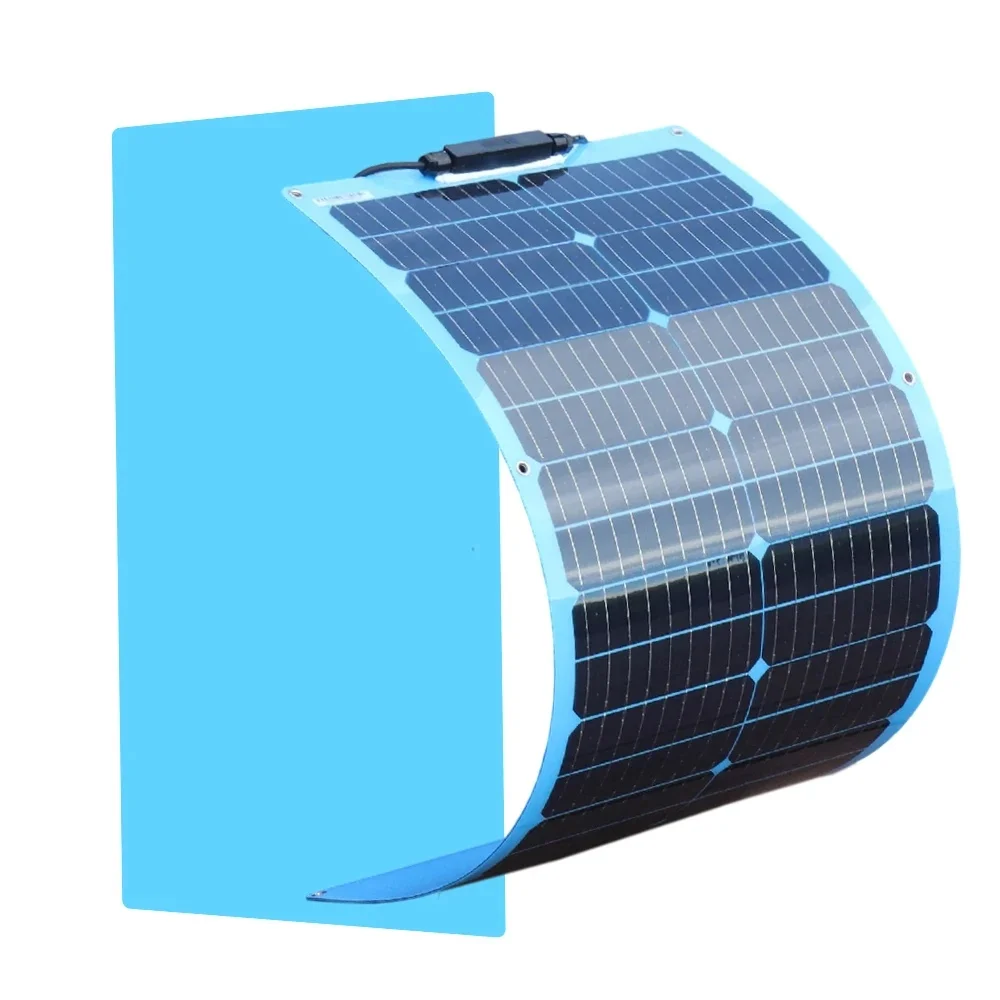 80w 12v Solarpanel flexibles Photovoltaikpanel 12v Batterieladegerät Wohnmobil Wohnmobil Boot Haus Balkon Reisen EU Lager DHL Versand