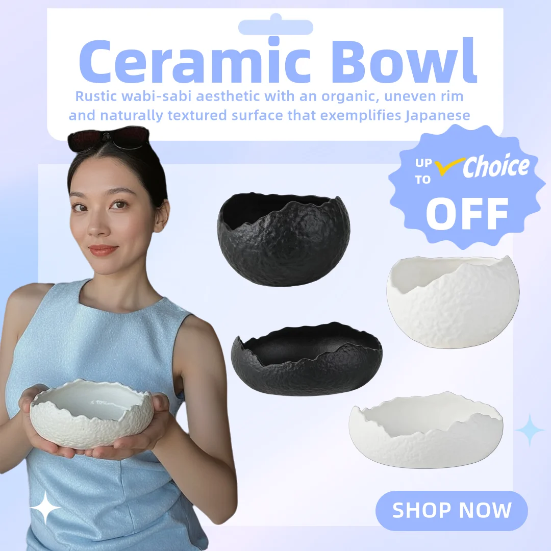 

Ceramic Serving Bowl Innovative Art Design Ceramic Tableware for serving soups, rice dishes, appetizers Molecular Gastronomy