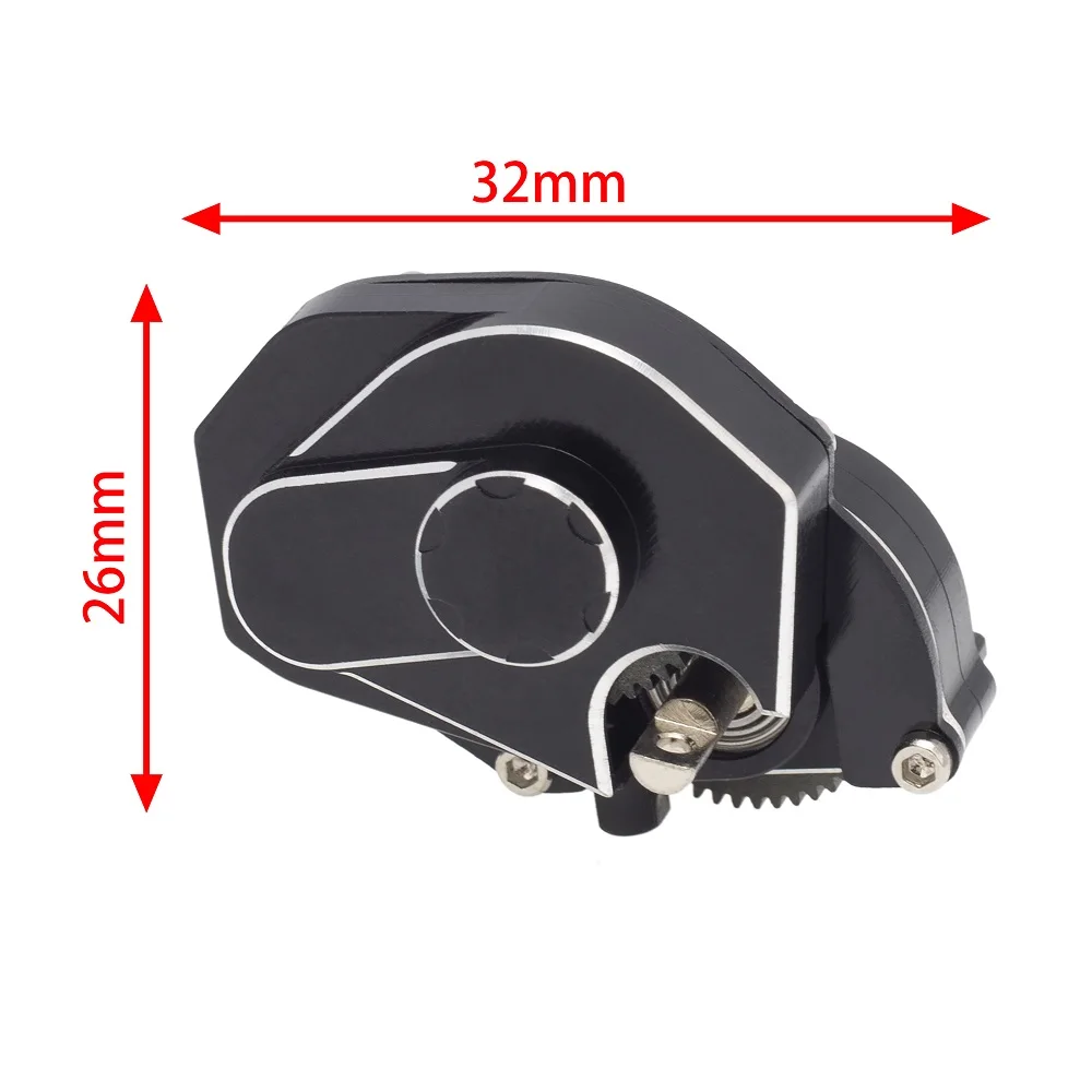 MEUS 1/24 RC Crawler Aluminum Gearbox Assembly Transmission Box for Axial SCX24 Deadbolt 90081 C10 Wrangler