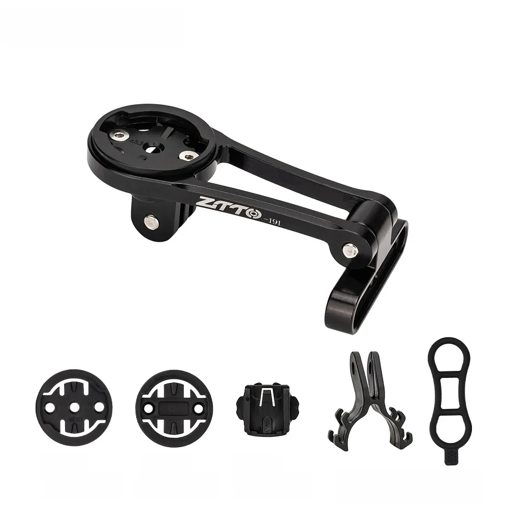 AliExpress ZTTO Bicycle Adjustable Computer Holder Front Light Lamp Cycling Computer Extension Bracket For GarMin Wahoo BRyton CaTEye parts