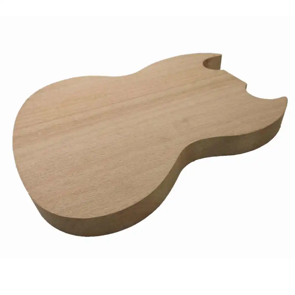 Okoume Wood Electric Guitar Body Blank Material Luthier Supply Guitar Making Kit