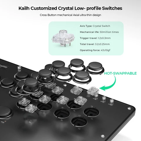 Haute42 FightStick Joystick для ПК, PS4, PS5, Switch — фото модели