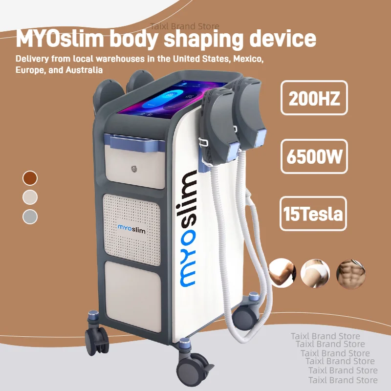 

Ультрасовременный аппарат для коррекции фигуры 6500 Вт Myoslim RF: профессиональный стимулятор мышц для формирования пресса и похудения