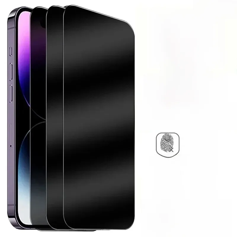 1-5 STKS Anti-Spy Glas voor iPhone 15 14 13 12 11 Pro Max Mini X XS XR 7 8 6 Plus Privacy Screen Protector Voor iPhone 17 16 17Air - afbeelding 2