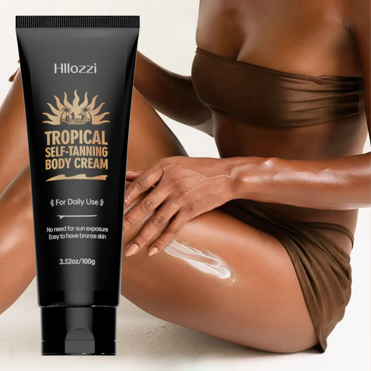 La loción autobronceadora se puede utilizar en todas partes de rostro y cuerpo para hidratar y hidratar. efectos de bronceado más rápidos y más profundos