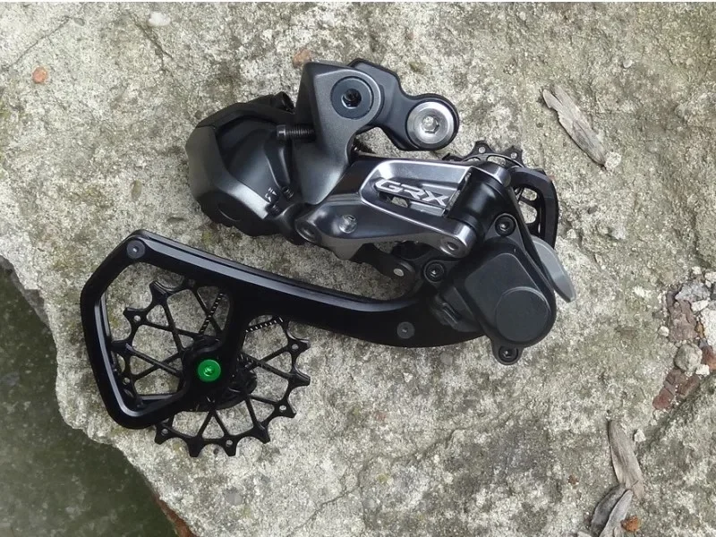 AliExpress Gravel Rear Derailleur Cage Pulley Wheels for Gravel Derailleur Oversized Bearing For Shimano GRX 11-speed RD-RX812 RX817 Di2