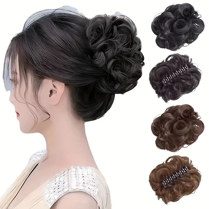 Synthetic Fluffy Hair Ball Head Loop Curl Magic Set for Shor