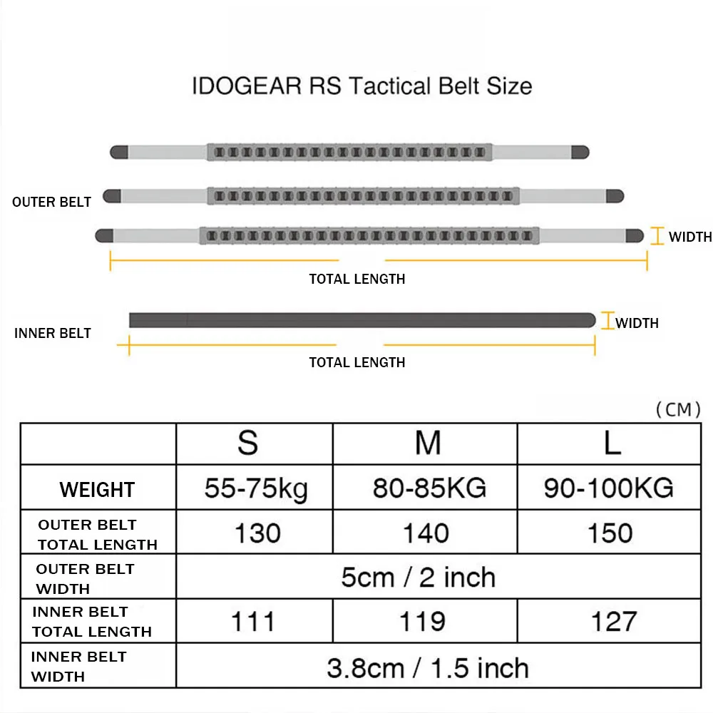 Tactical Belt Set with Triple Magazine Pouch Recycling Bag Sundries Pack Detachable Adjustable Molle Waist Seal for Airsoft