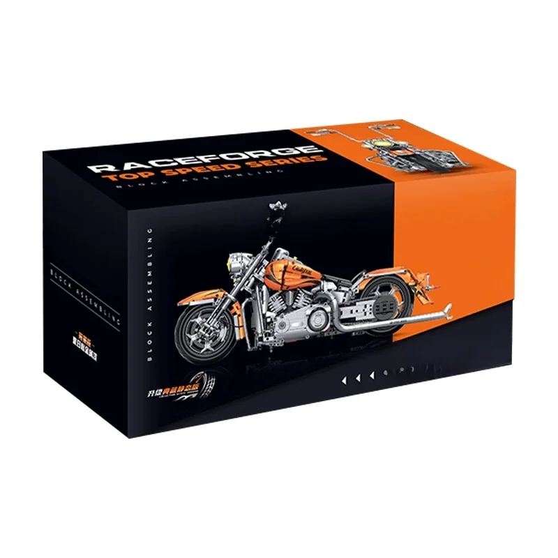 IN VOORRAAD 60531 MOC Technische Motorfiets Model Bouwstenen Sportwagen Assembleren Bricks Kinderspeelgoed Kerstcadeau Set - afbeelding 2