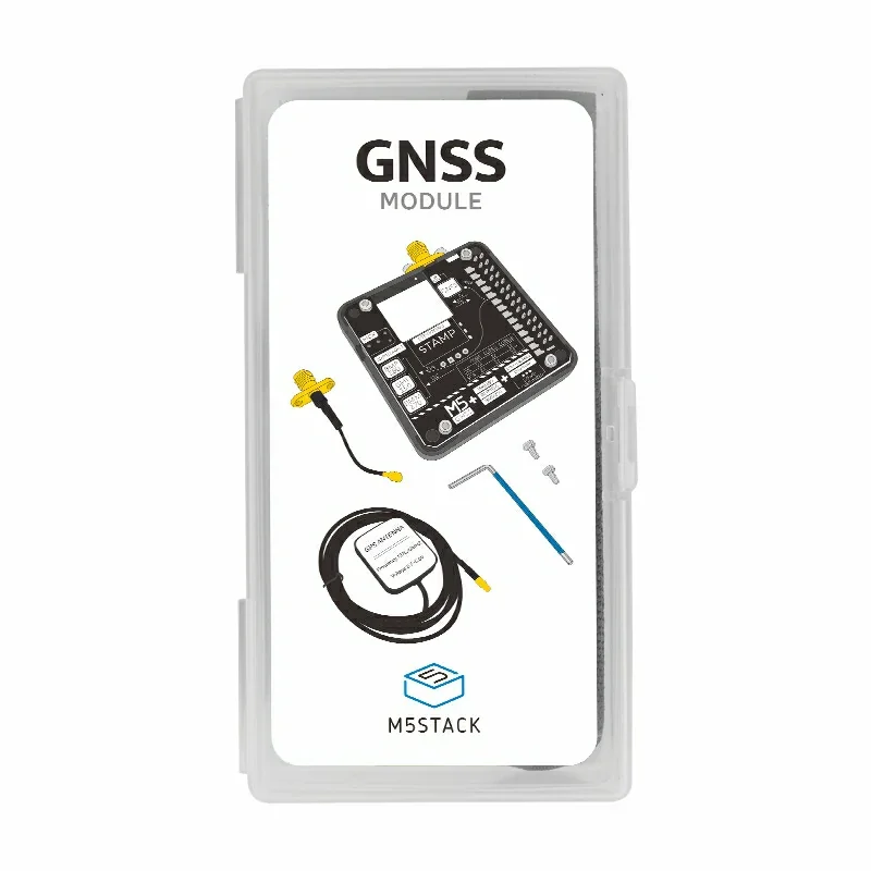 Modul GNSS resmi M5Stack dengan tekanan barometrik, IMU, sensor Magnetometer (NEO-M9N, BMP280, BMI270, BMM150)