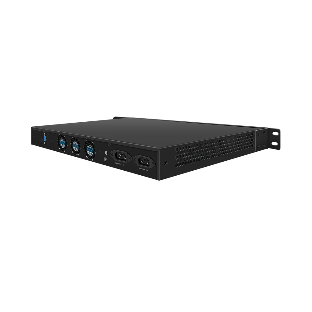 Imagem -03 - Aparelho de Firewall Hunsn 1u com Fonte de Alimentação Redundante N100n200i3 N305 Rj53k x I226-v 2.5gbps Lan Vga Slot Gpio