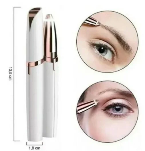 Electric Eyebrow Epilator Pen Rechargeable USB Strip Remover