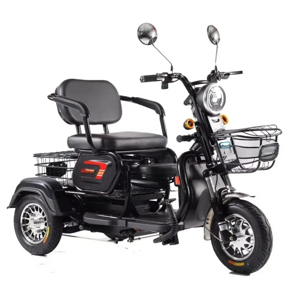 AliExpress 48V 60V 600W Electric Tricycle 800W 3-wheel Electric Tricycle 1000W Scooter Adult Bicycle