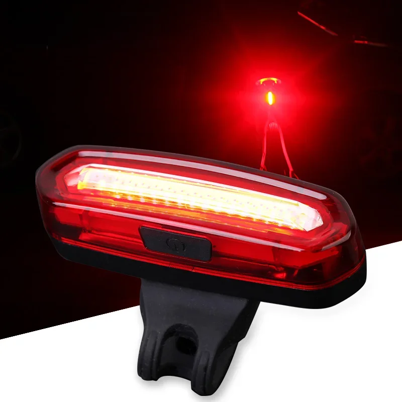 AliExpress DEEMOUNT Deemount Bicycle Taillight COB USB Rechargeable for mtb Road Bike Night Riding 4/6 Modes Rear Safety