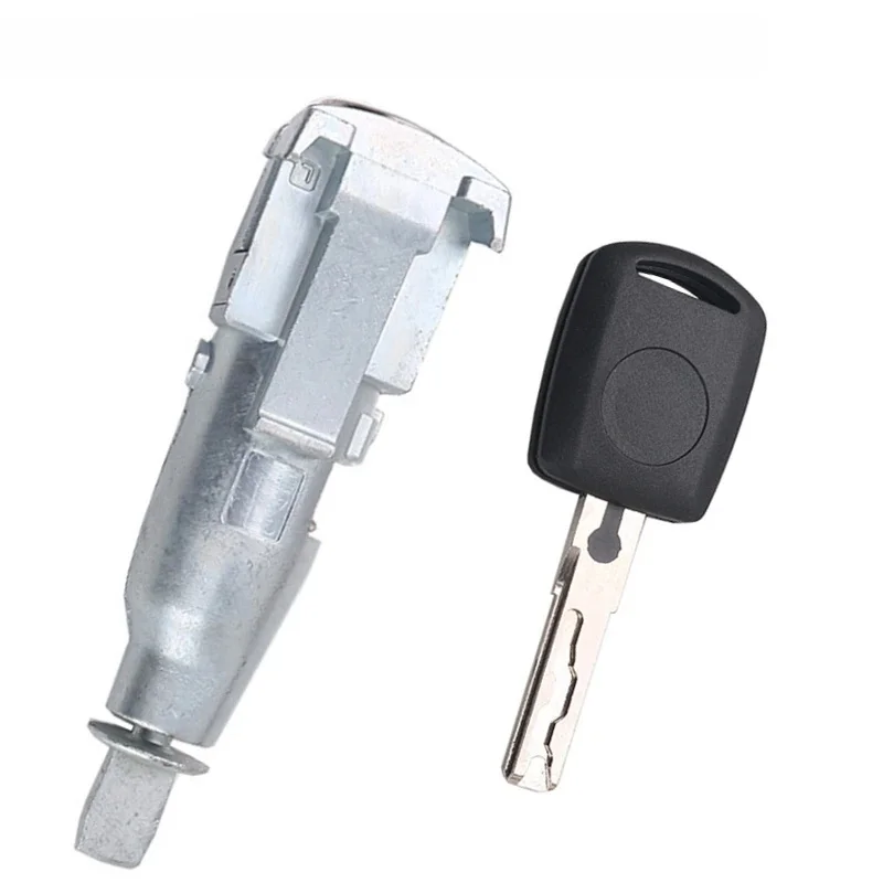 XIEAILI OEM Cylinder Zamka Samochodowego Lewych Drzwi, Zamek Wkładkowy do Skoda Octavia 2004-2017 z 1 Kluczem — zdjęcie 2
