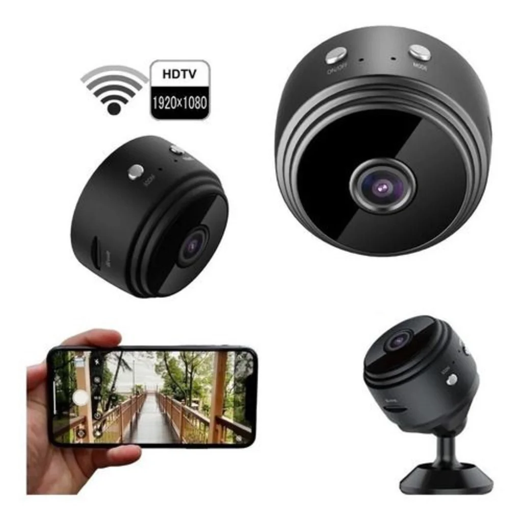 Mini Câmera A9 Original Sem fio 1080p até 2k Monitoramento Segurança A9 HD Mini com visão noturna Wifi