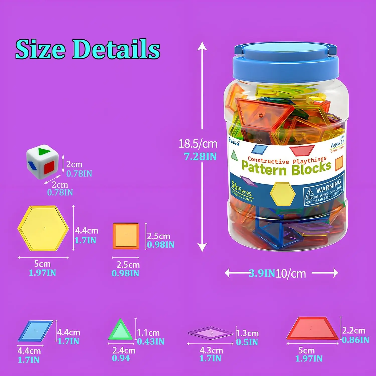 色分類形状マッチング早期学習おもちゃ子供のためのモンテッソーリ半透明パターンブロック教育ライトテーブルアクセサリー