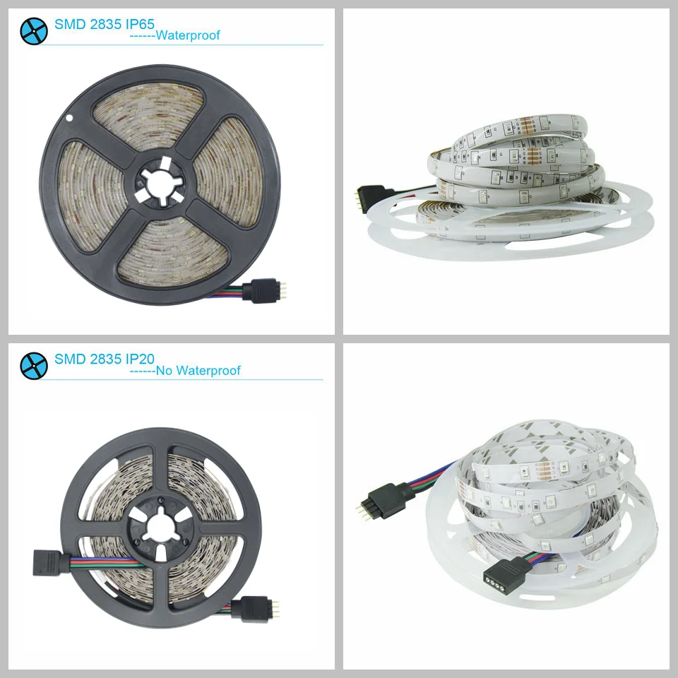 SMD 3528 RGB Lampu Strip Led Fleksibel 12V DC AS