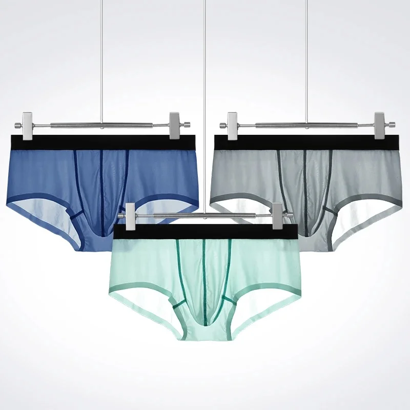 Bullet spermatique cordon séparation sous-vêtements hommes veine scrotum pochette quatre coins caleçons boxeurs sexy incurvés