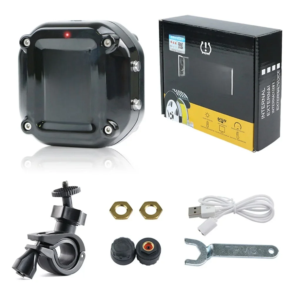 AliExpress kebidumei Motorcycle Tire Pressure Sensors Moto TMPS Tire Pressure Monitoring System 2 Wheel Tyre External Sensor for Motorbike Bicycle