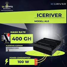 

BR IceRiver ALPH AL0 400Gh/s Alephium Miner 100W - SA крипто-майнеры