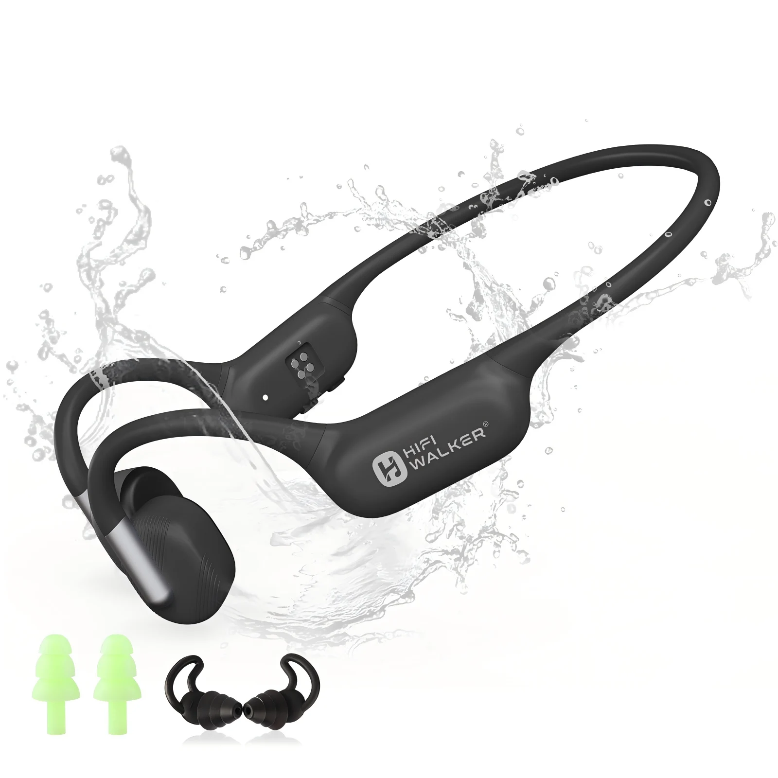 

HiFi Walker T10 Ultra Bone Conduction Headphones High Quality, Bluetooth 6.0 32GB Mp3 Player, IPX8 Waterproof for Swimming Pool