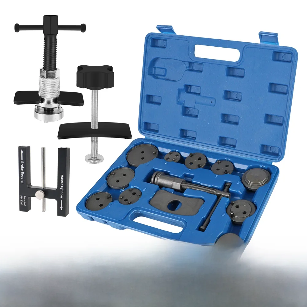 1/12/13 Stuks Auto Schijfrem Pomp Remklauw Verwijderen 10 Zuiger Adapter Compressor Set Rewind Terug rem Reparatie Tools Auto Accessoires - afbeelding 2