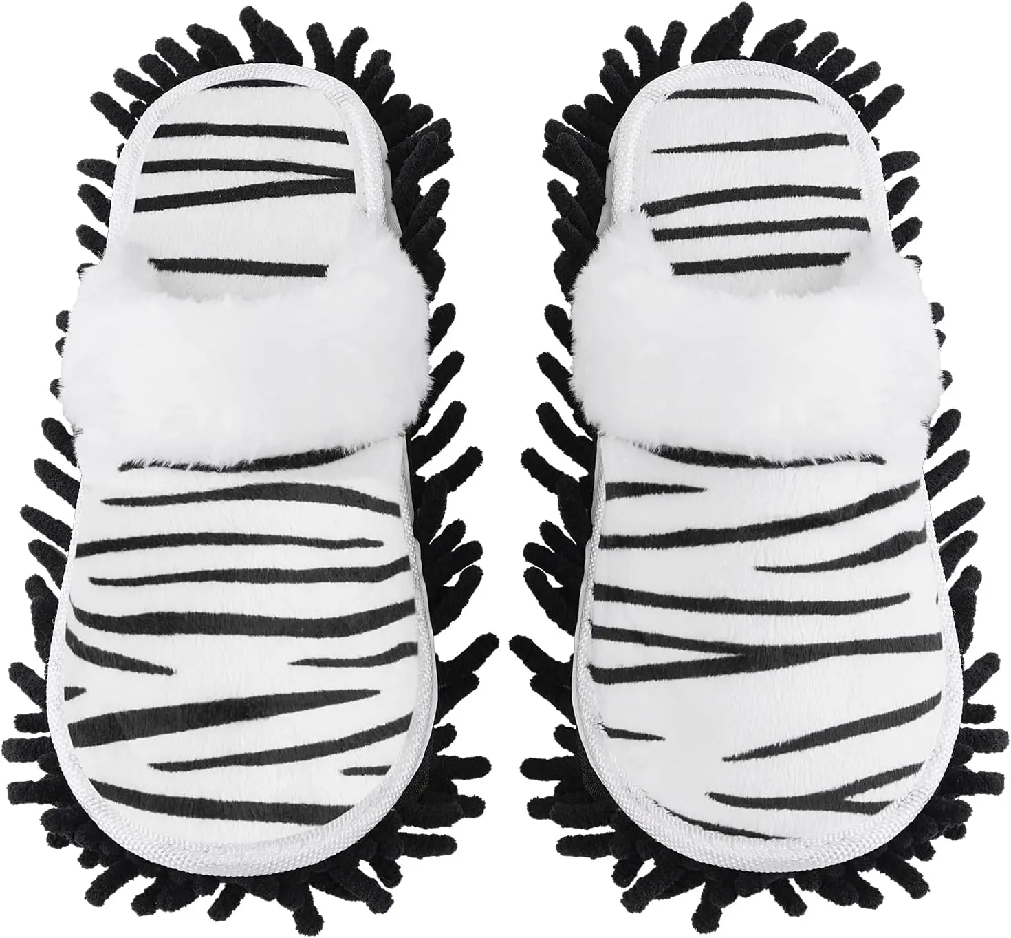 

Microfiber Floor Mop Slippers House Dust Cleaning Tool Detachable Washable Shoes for Kitchen House Cleaning (Women 7-10/Men 5-8,