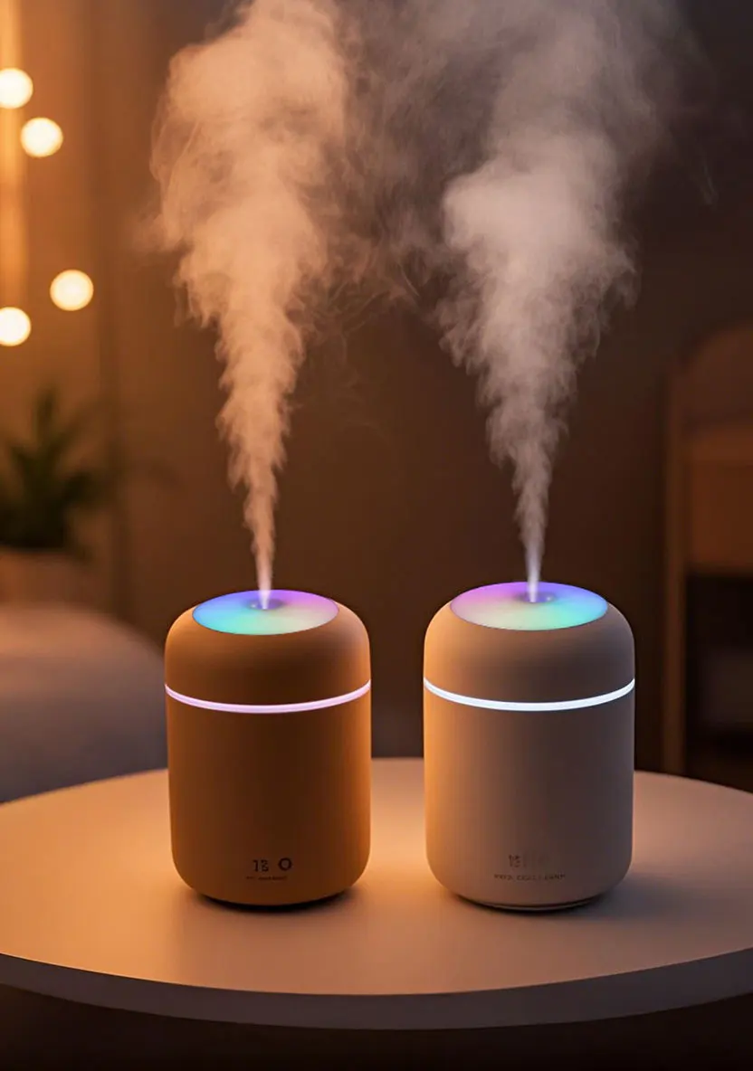 300ml Aromatherapy Diffuser Humidifier Air Purifier Car Home Use Seven-color Light Aromatherapy Essential Oil image 6